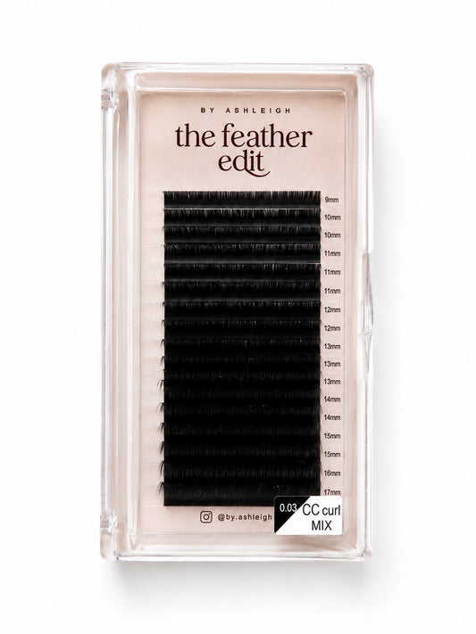 0.03 Black Russian Volume Eyelash Trays - THE FEATHER EDIT