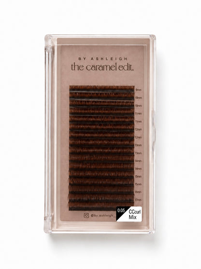 0.05 Medium Brown Russian Volume Eyelash Trays - THE CARAMEL EDIT
