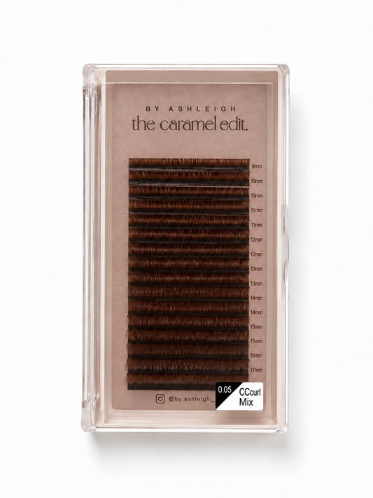 0.05 Medium Brown Russian Volume Eyelash Trays - THE CARAMEL EDIT
